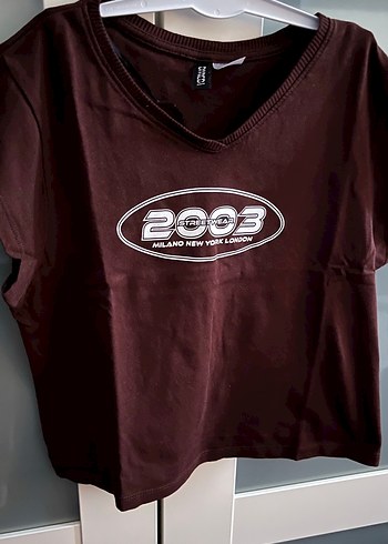 y2k kahverengi crop top