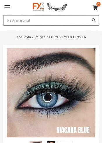 FX Eyes Niagara Blue Takma lens