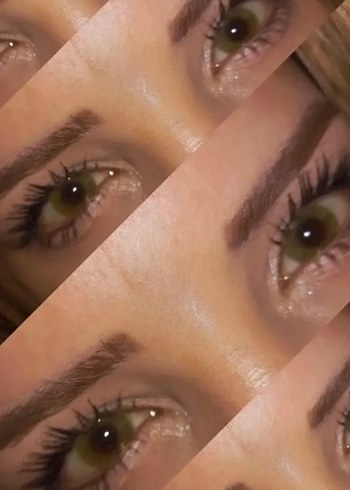 Ela yeşil lens