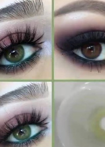 Yeşil Renkli Kontakt Lens - Görsel 13
