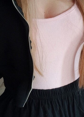 s Beden siyah Renk Crop Hırka