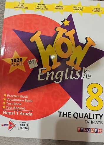 WOW FENOMEN 8. SINIF İNGİLİZCE SORU BANKASI 