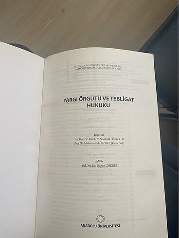  Yargı örgütü ve tebligat hukuk