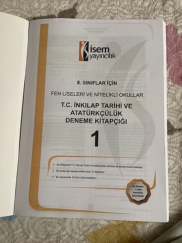 Beden İnkılap Tarihi Deneme