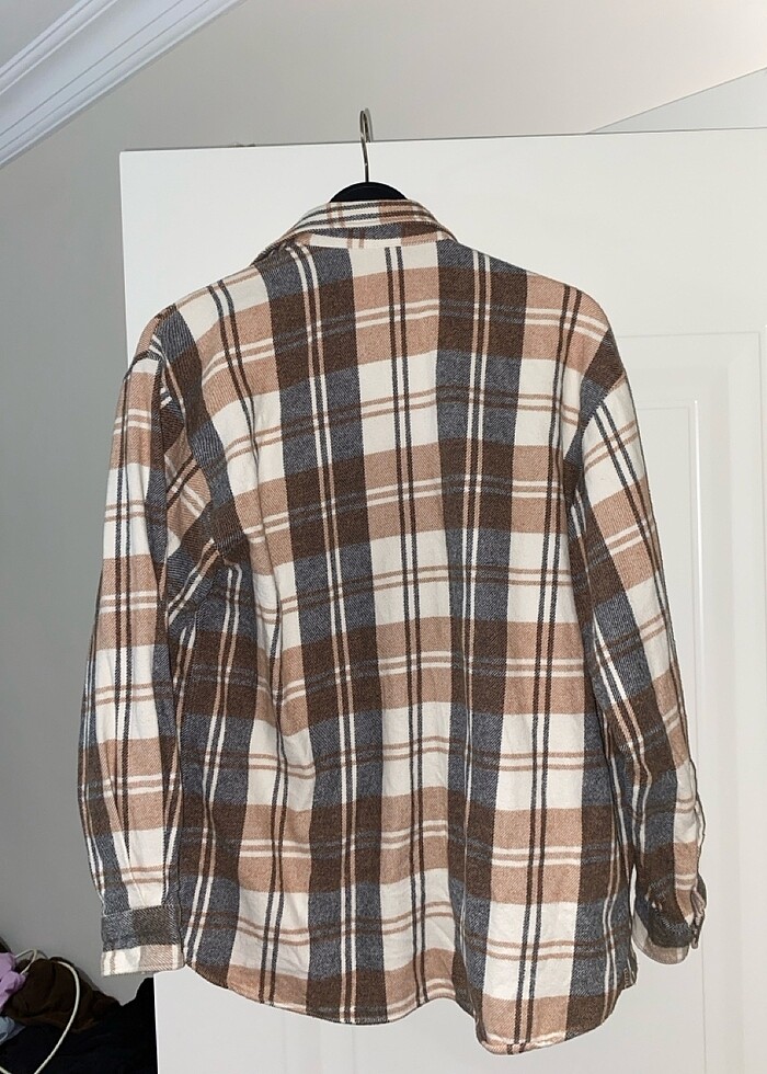 Kahverengi gömlek - Görsel 3