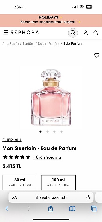 Beden Renk Mon Guerlain Parfüm