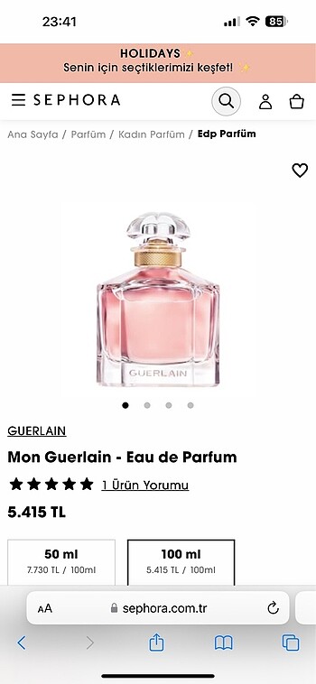  Beden Renk Mon Guerlain Parfüm