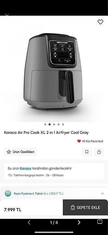 Karaca Airfryer