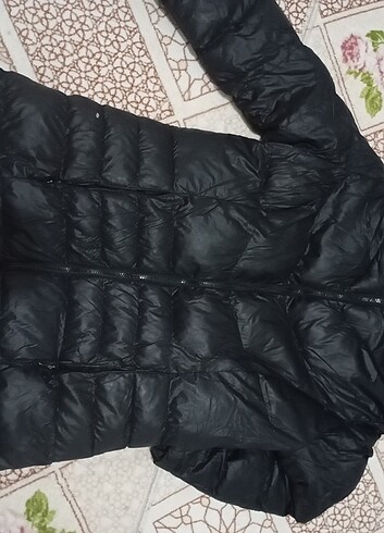 xl Beden siyah Renk Uzun mont