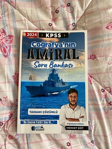 MEHMET EĞİT 2024 KPSS COĞRAFYA AMİRAL SORU BANKASI