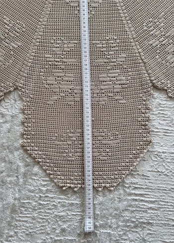 Geleneksel El Yapımı Dantel Masa Örtüsü - Görsel 5