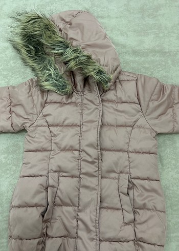 Hm Kürklü Kapüşonlu pembe 3-4 yaşKız Mont