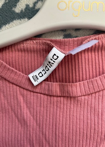 Pembe Kısa Kollu Kadın Tişört - Görsel 2