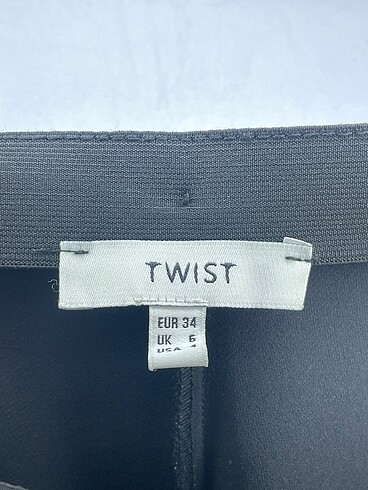 34 Beden siyah Renk Twist Kumaş Pantolon %70 İndirimli.