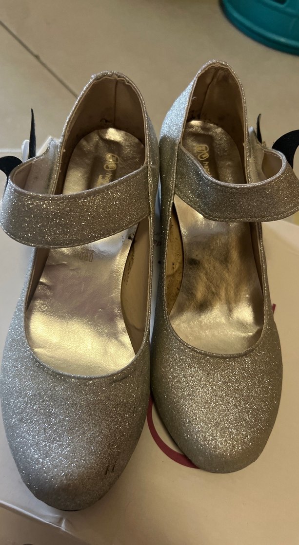 Gri Tokalı Kız Babet Ayakkabı - Görsel 5