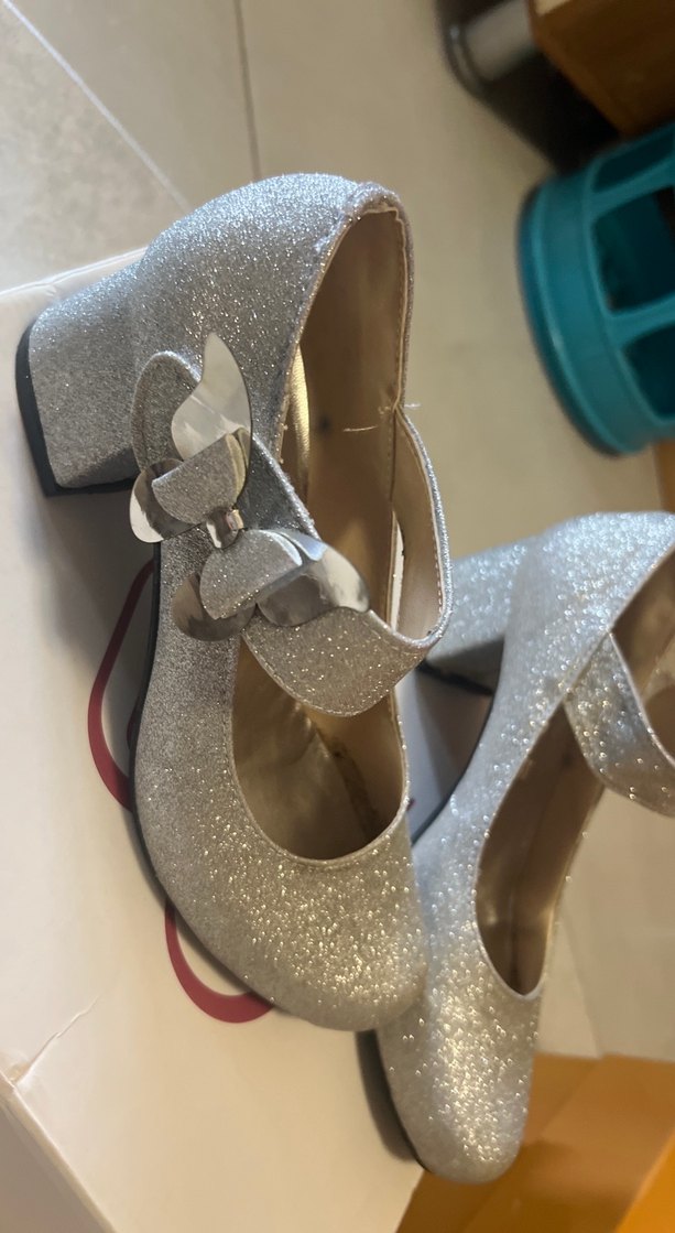 Gri Tokalı Kız Babet Ayakkabı - Görsel 2