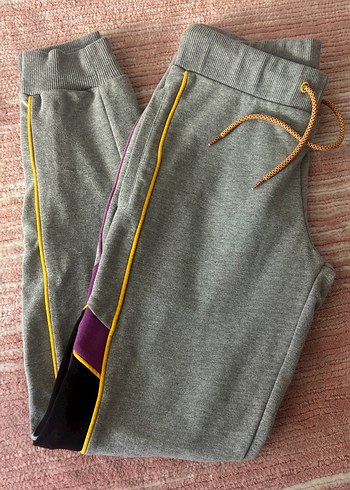 Gri Fermuarlı Erkek Eşofman Altı - Görsel 4