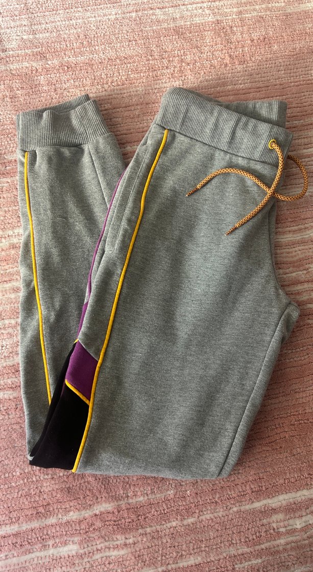 Gri Fermuarlı Erkek Eşofman Altı - Görsel 4