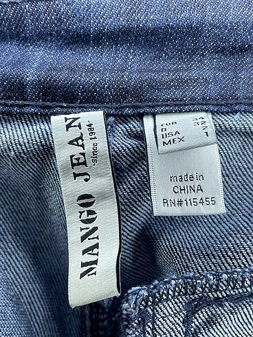 34 Beden çeşitli Renk Mango Jean / Kot %70 İndirimli.