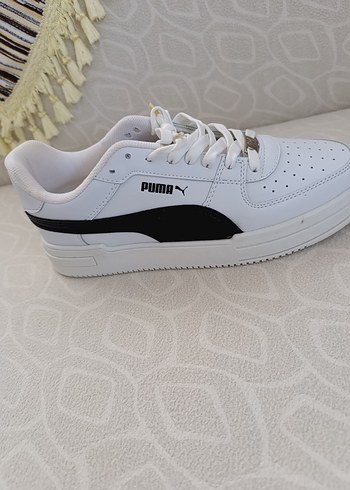 Beyaz Puma Platform Spor Ayakkabı