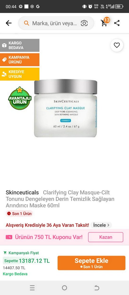 SkinCeuticals Clarifying Clay Masque 67g - Görsel 4