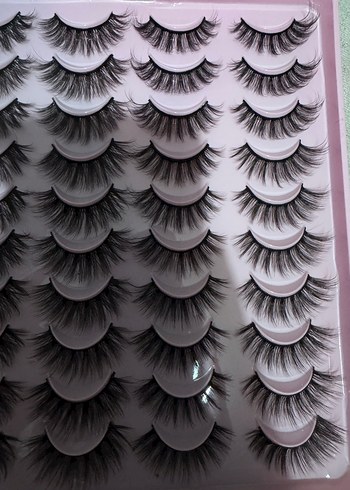 Siyah Sahte Kirpik Seti 3 Farklı Model - Görsel 3