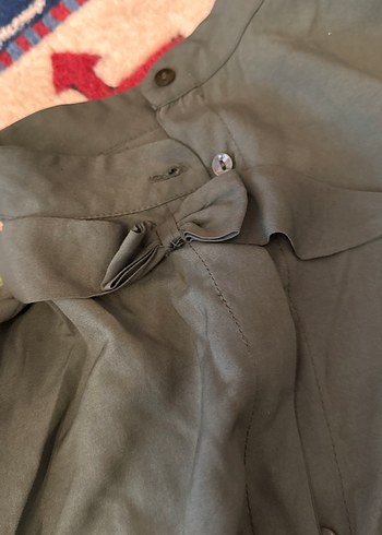 Bohem V Yaka Uzun Kollu Kadın Elbise - Görsel 2