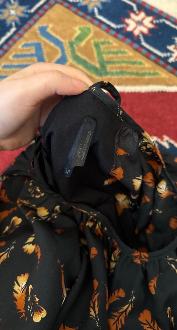 Kadın Bohem Renkli Desenli Uzun Elbise - Görsel 5