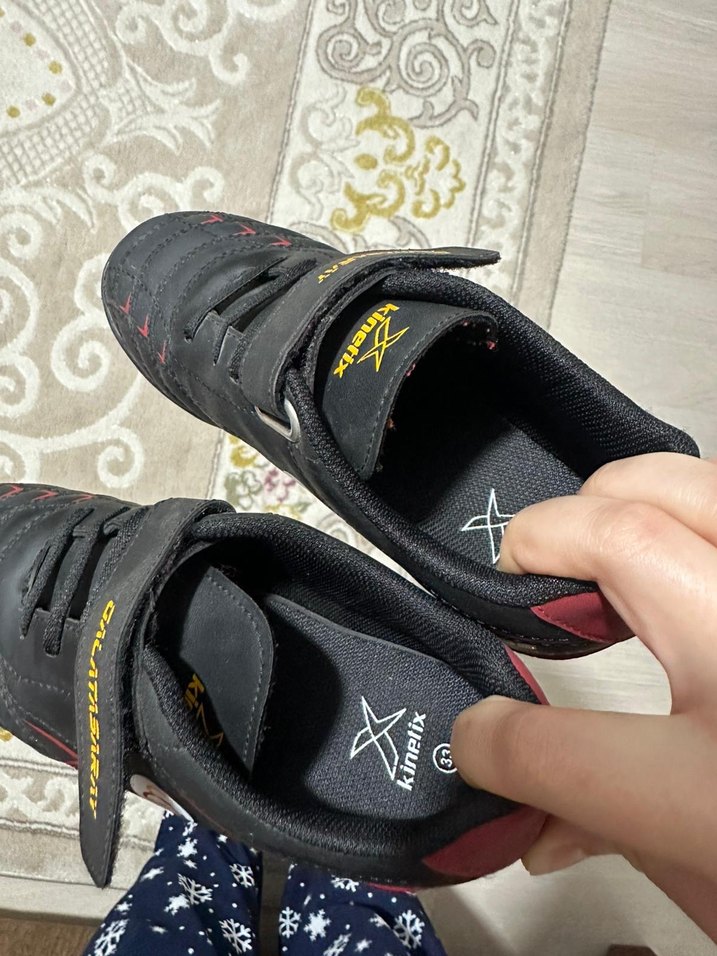 Kızaklı Erkek Çocuk Kırmızı Spor Ayakkabı - Görsel 2