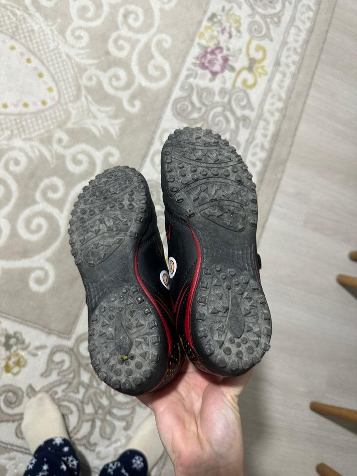 Kızaklı Erkek Çocuk Kırmızı Spor Ayakkabı - Görsel 4