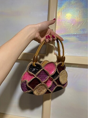 Beden Vintage mini cüzdan çanta