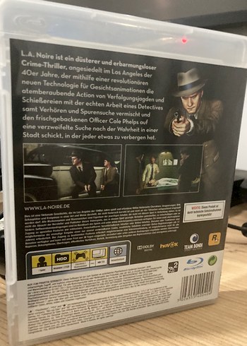 L.a Noire Rockstar games ps3 Playstation 3 - Görsel 2