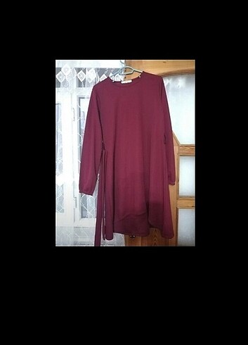 38 Beden bordo Renk Takım Tunik