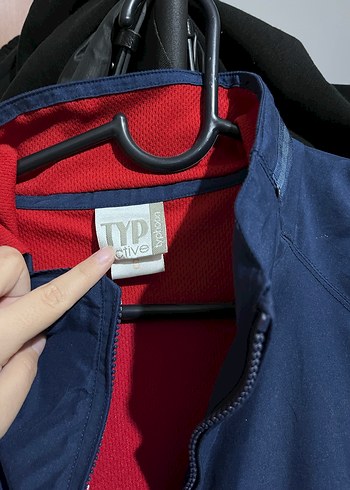 Mavi Fermuarlı Rahat Rüzgarlık - Görsel 2