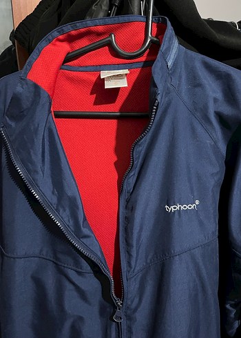 Mavi Fermuarlı Rahat Rüzgarlık - Görsel 3