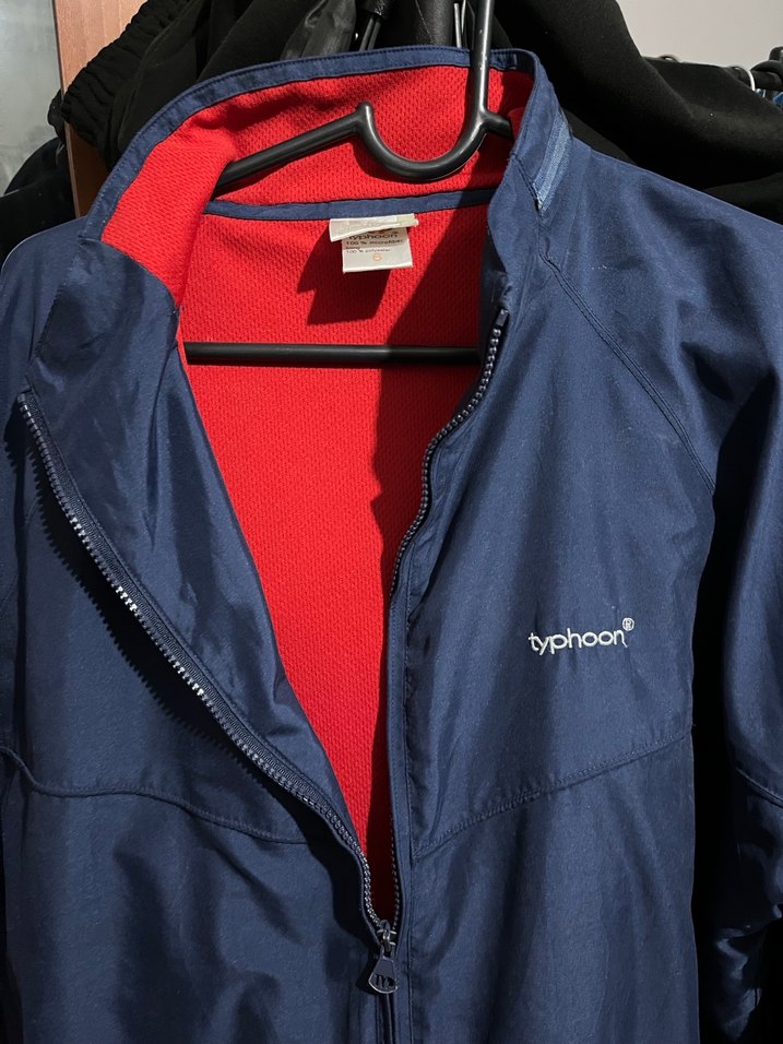 Mavi Fermuarlı Rahat Rüzgarlık - Görsel 3