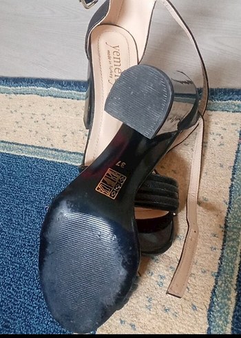 Diğer Diger Siyah Kadın Topuklu Sandalet