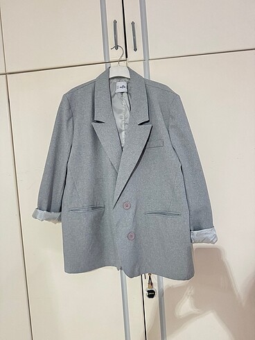 gri blazer ceket