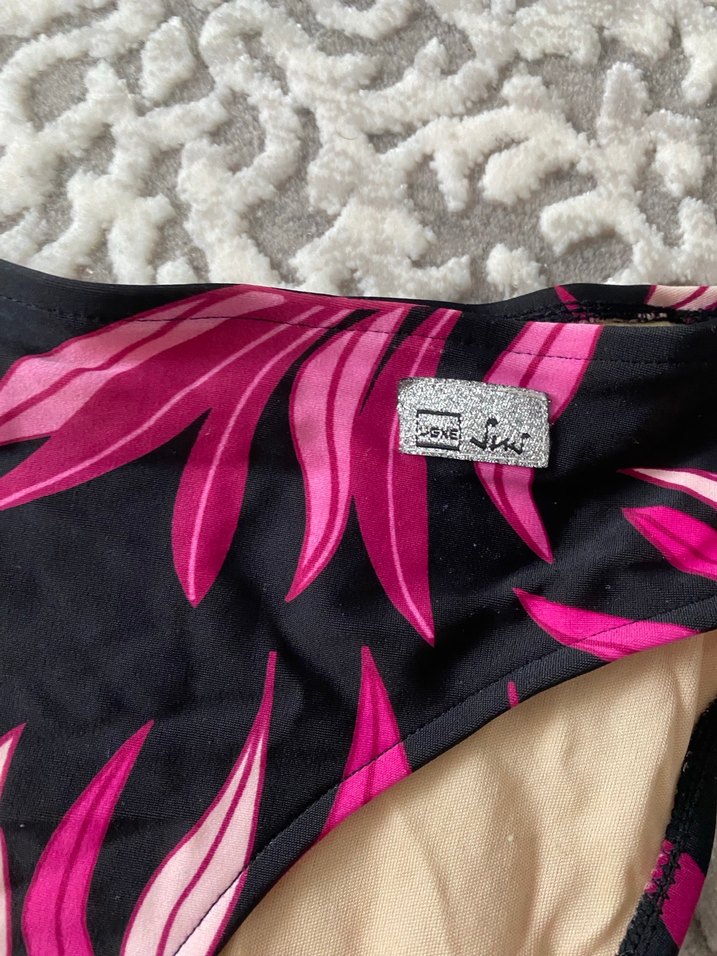 Pembe Siyah Mini Bağlamalı Bikini Altı - Görsel 2