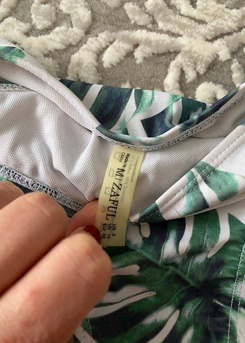 Yeşil Yaprak Desenli Kadın Bikini Altı - Görsel 2