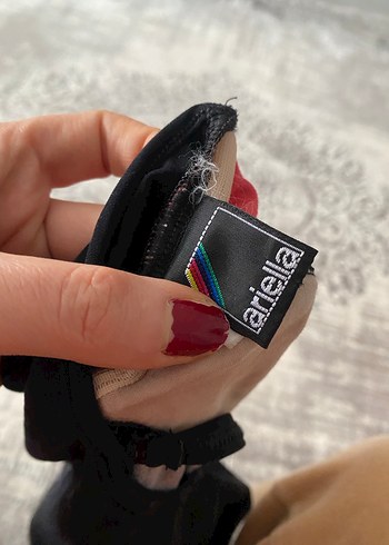 Bohem Çok Renkli İnce Askılı Mayo - Görsel 6