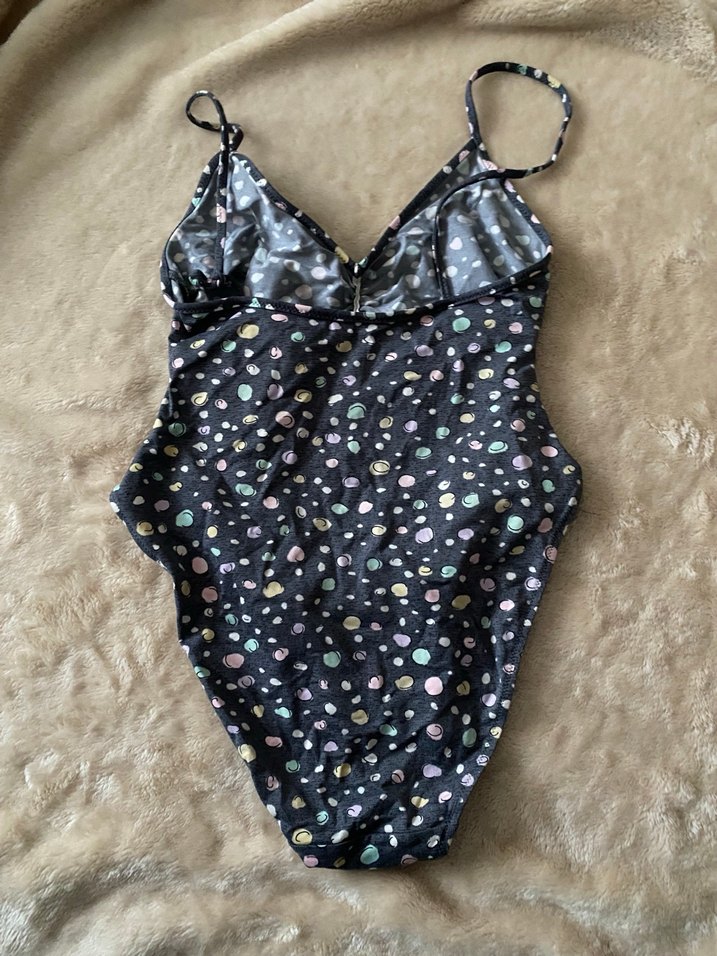 Düğmeli Çok Renkli Kadın Mayo - Görsel 3