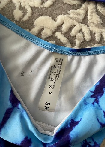 Kadın Mavi Bağlama Desenli Bikini Takımı - Görsel 2