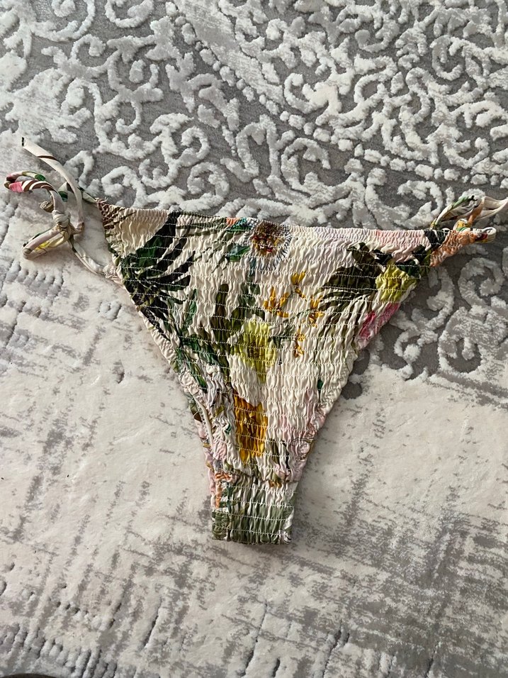 Nakışlı Çok Renkli Bohem Bikini Altı - Görsel 3