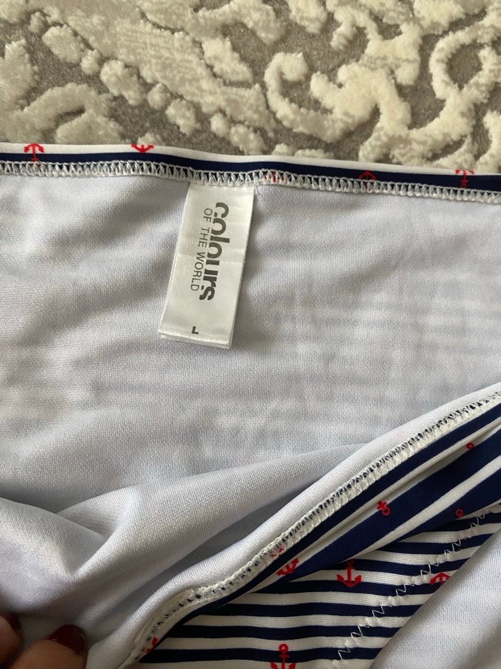 Çizgili İpli Kadın Bikini Altı - Görsel 3