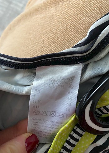 Çizgili Kemer Detaylı Kadın Bikini Altı - Görsel 3