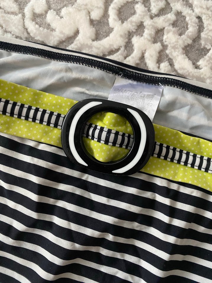 Çizgili Kemer Detaylı Kadın Bikini Altı - Görsel 2