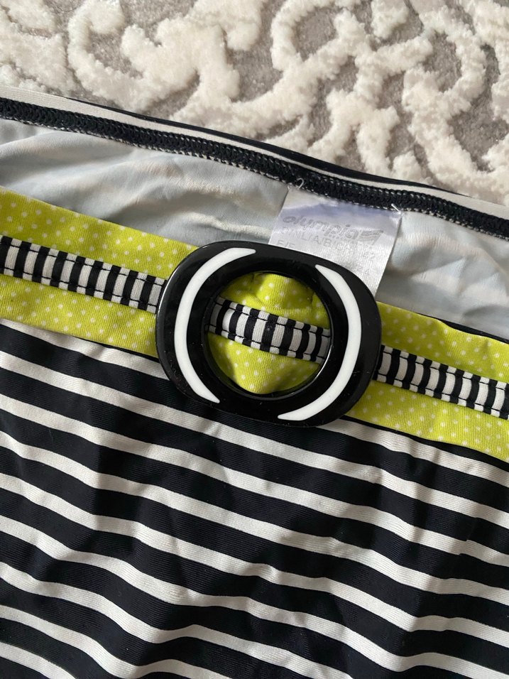 Çizgili Kemer Detaylı Kadın Bikini Altı - Görsel 4