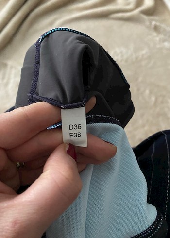 Adidas Mavi Sporcu Sütyeni - Görsel 4