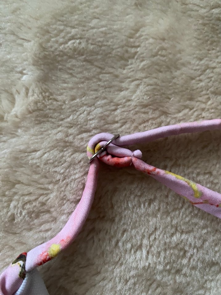 Pembe Tie-Dye Minibikini üst. - Görsel 2